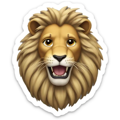 Lion vr sticker