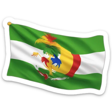Create me an emoji about the Kurdistan flag sticker