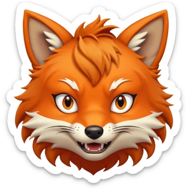 mad fox sticker
