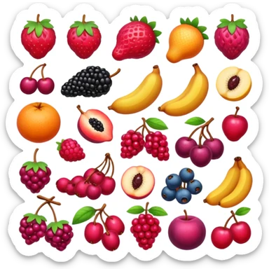 frutti di bosco sticker