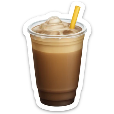 Iced coffee sticker