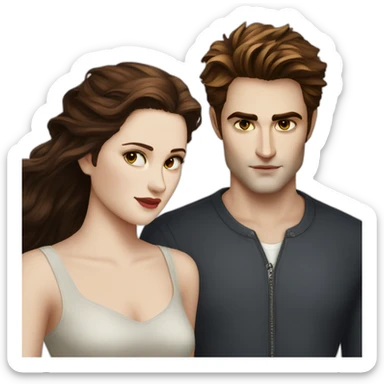 bella swan and edward cullen sticker