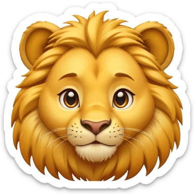 Simba from Disney sticker