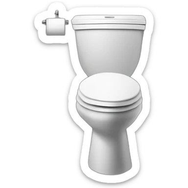 Toilet (disembodied head inside toilet bowl) (skibidi toilet) (skibidi 1 meme) sticker