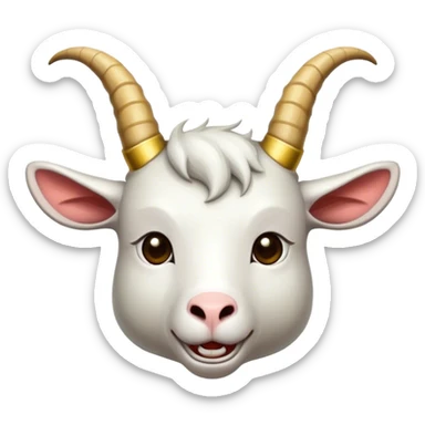 Horn that came from a goat  sticker