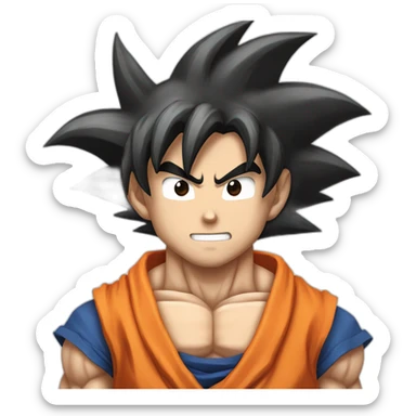 goku en valencia sticker