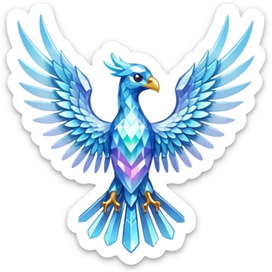 Ice Phoenix sticker