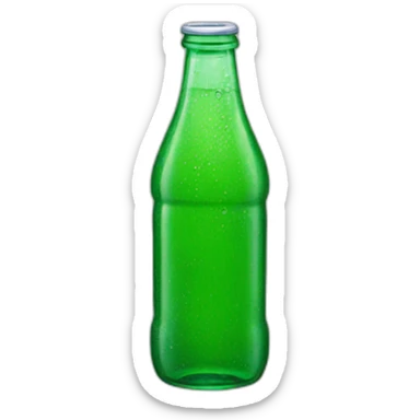 Glass bottle of Sprite sticker