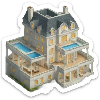mansion sticker