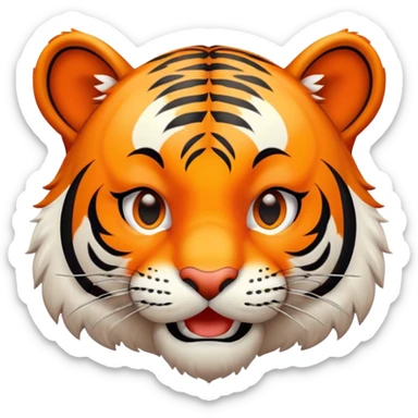 Tiger wink sticker