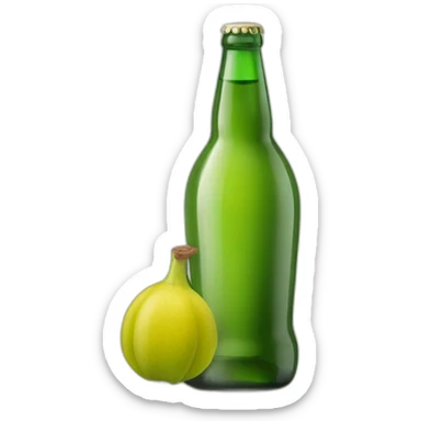 botella de sidra asturias sticker