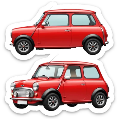 Austin mini sticker