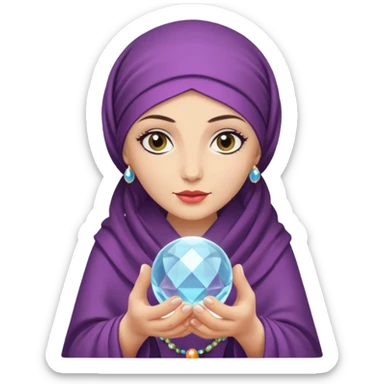 fortune teller sticker