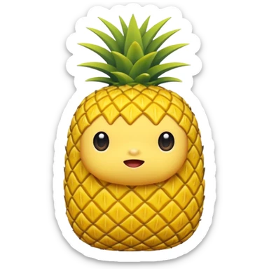 Pineapple stitch sticker