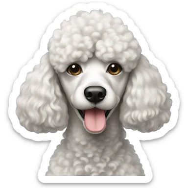 Poodle sticker