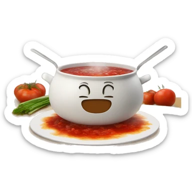 steaming borsch sticker