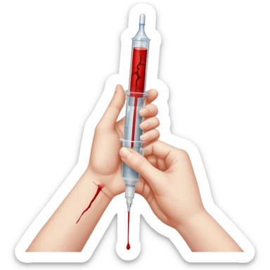 YUNG VAMP LIFE hand sticker