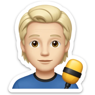 Loam the singer from sweden  sticker