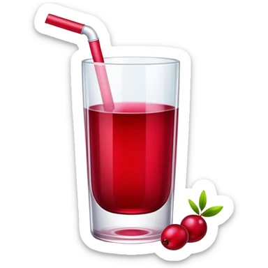 Cranberry juice  sticker
