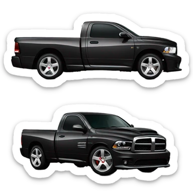 Black Ram Srt 10 single cab sticker
