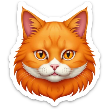 Dictator cat sticker