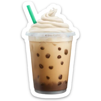 Iced latte sticker