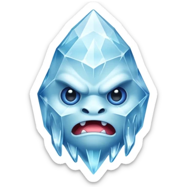 ice monster sticker