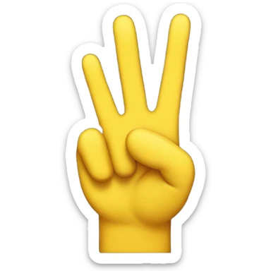 use this same emoji same hand positioning but make it a yellow face emoji sticker