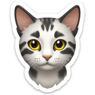 Smudge cat sticker