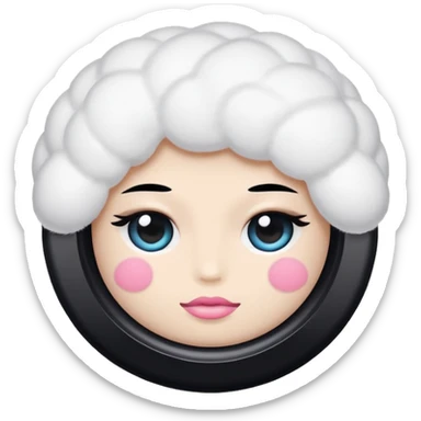 Makeup Powder Puff sticker