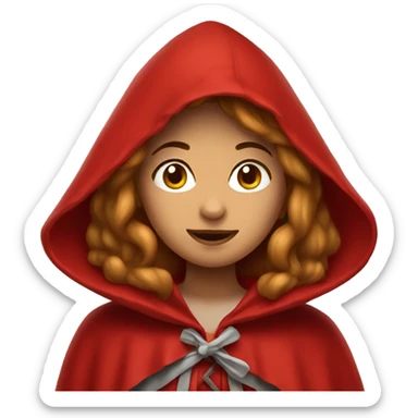 Red riding hood  sticker