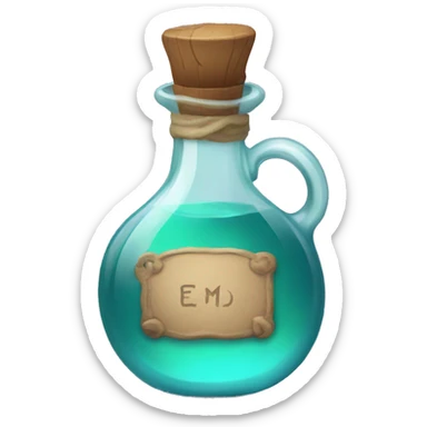 mermaid potion sticker