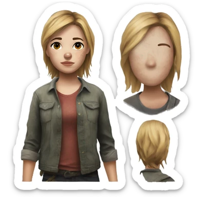 Ellie Williams from The Last Of Us sticker