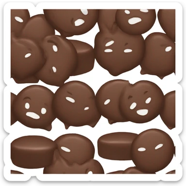 chocolate sticker