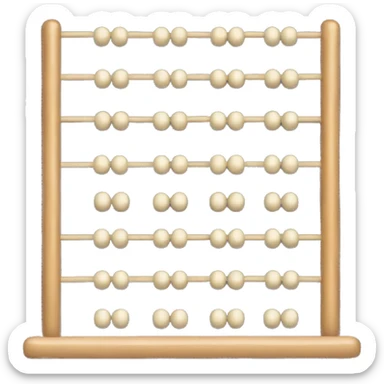 Abacus sticker