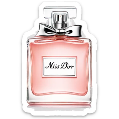 Miss dior perfume sticker