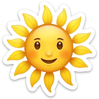 Sunshine sticker