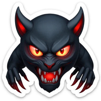 lurk demon sticker