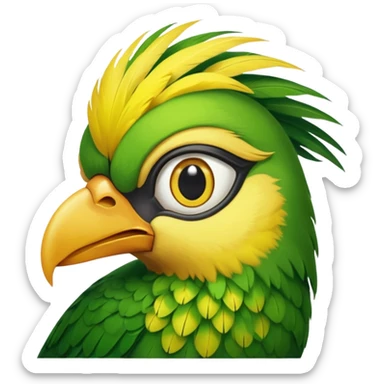 Muhabbet kuş sticker