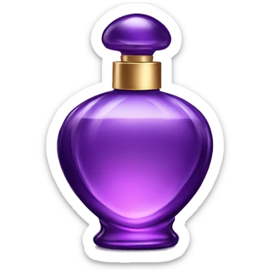 Purple perfume bottle fantasy  sticker