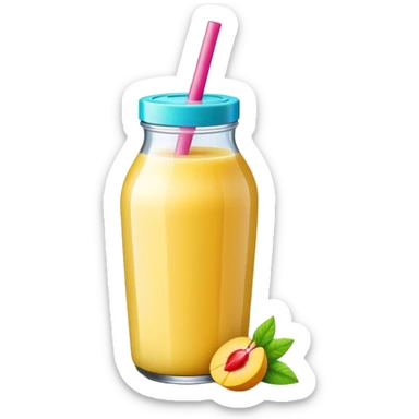 Smoothie in bottle sticker