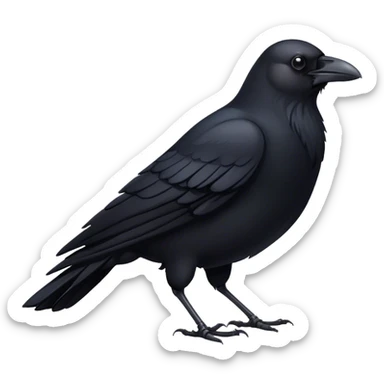 crow sticker