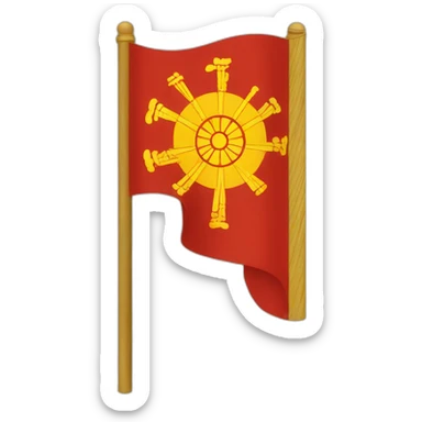 Mongol Empire flag sticker
