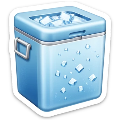Ice cooler sticker