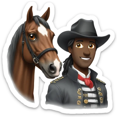racehorse and greyhoun sticker