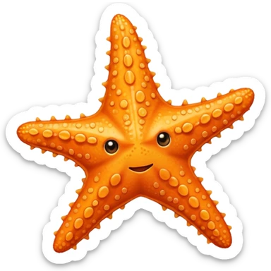 A beautiful starfish  sticker
