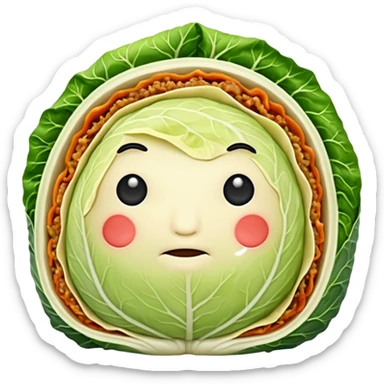 Cabbage roll  with no face sticker