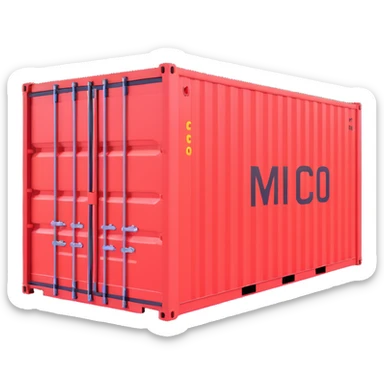 shipping container cargo sticker