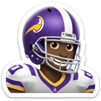 Minnesota Vikings football emoji sticker