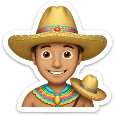 Sombrero vaquero sticker